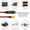 12AWG 1.5m/5FT XT90 Male To Car Cigarette Lighter Extension Charging Cable for Baseus 500W Car Inverter FPV Model RC Battery.