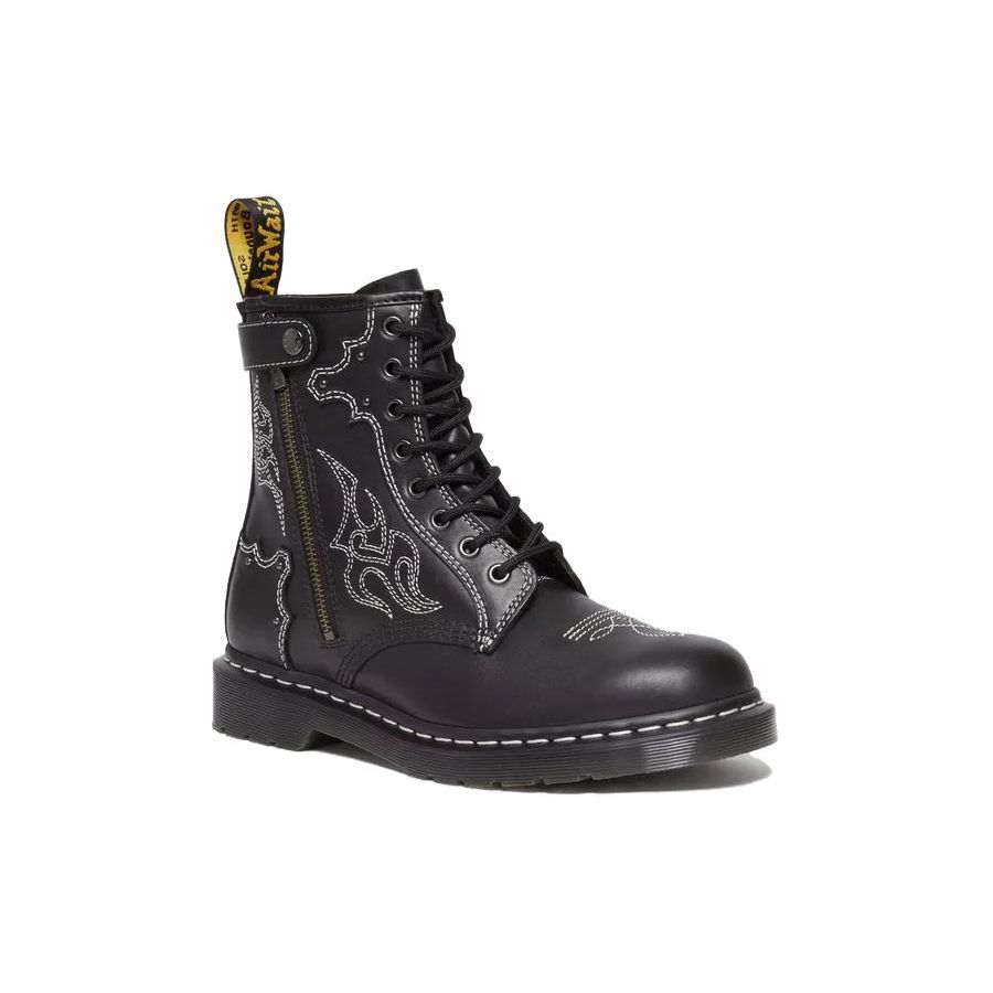 Dr. Martens 1460 Leather Lace Up Boot Gothic Americana Pack Unisex Sneakers Black 31624001