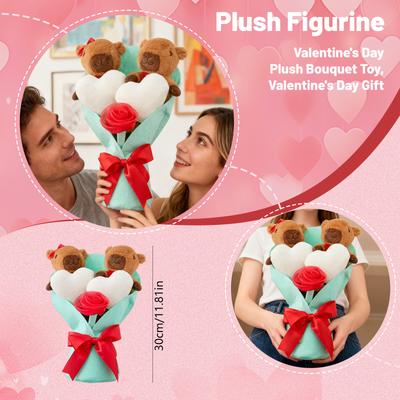 Valentine's Day Plush Bouquet Toy, Valentine's Day Gift