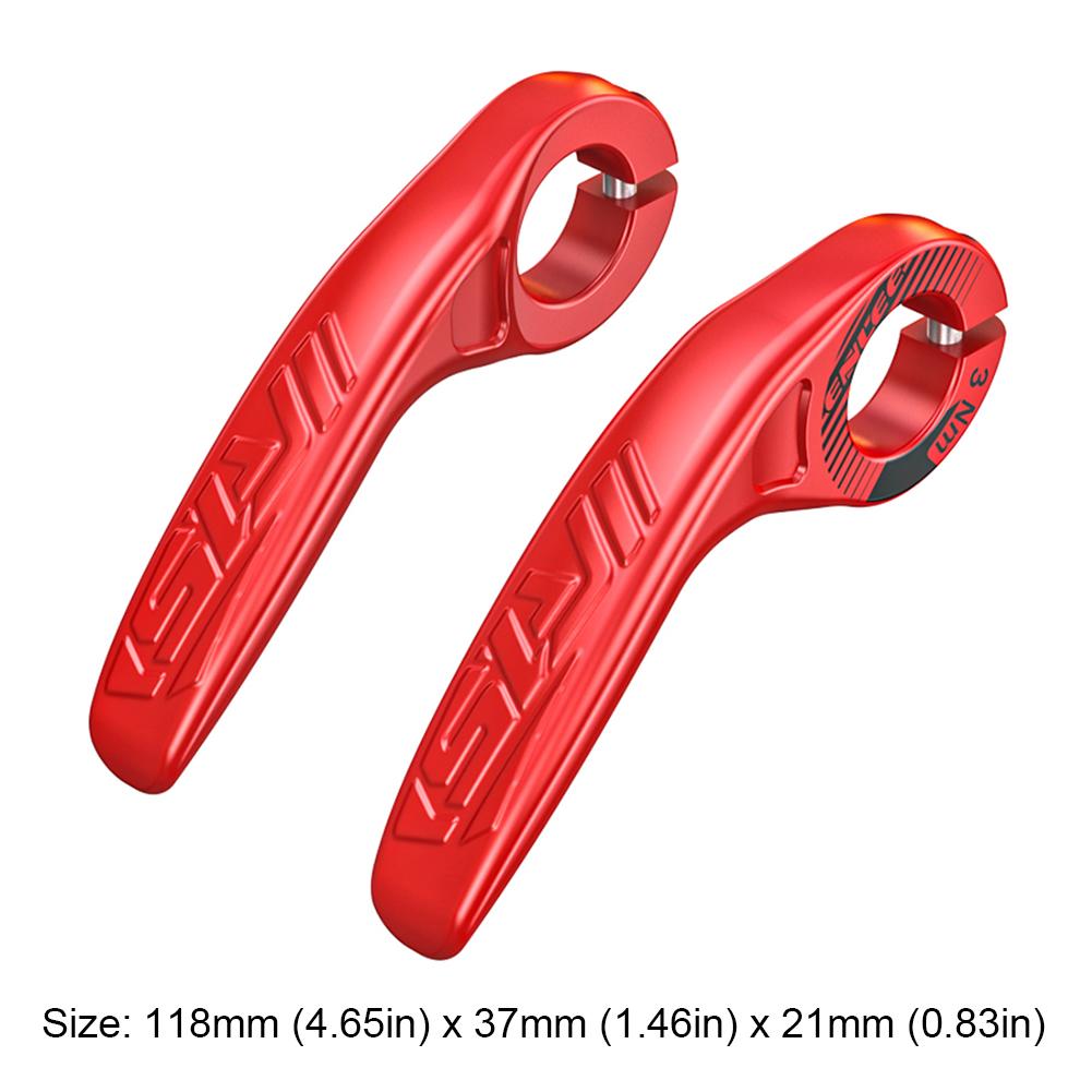 Bicycle Handlebar Bar Ends Multi Angle Adjustment Carbon Fibre Auxiliary Riding Horn Rest Handlebars Outdoor Cycling Accessories