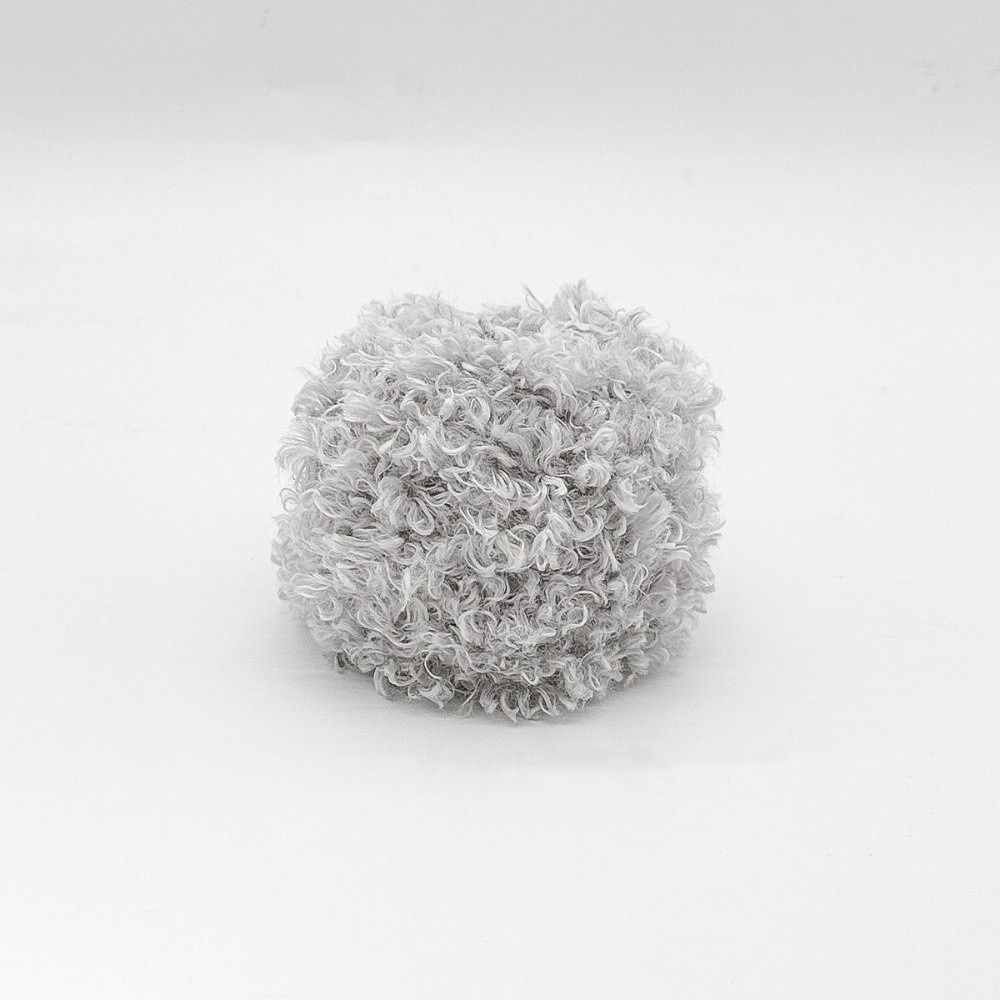 Plush Material Hand-knitting Yarn 50g Weight Circle Yarn Curled Teddy Yarn For Scarf