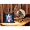 Feng Shui Crystal Mini Globe Idol for Home Decor with Rakhi for Brother | Globe for Vastu Home Decor(Bhai-Rakhi with Gift Hamper)