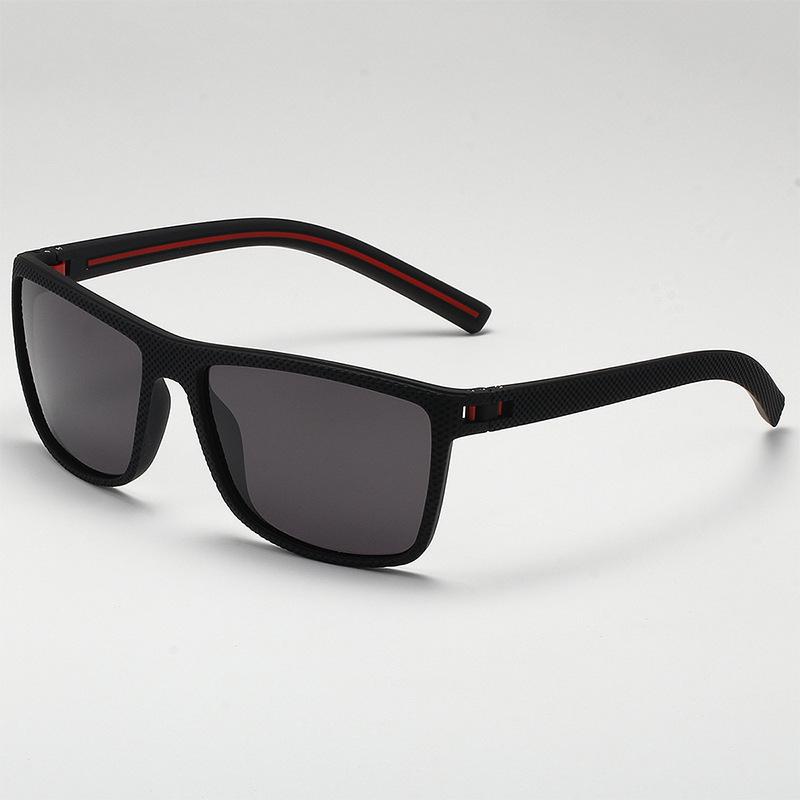 Men s Trendy Polarized Retro Sunglasses - Large Frame UV Protection for Outdoor Driving