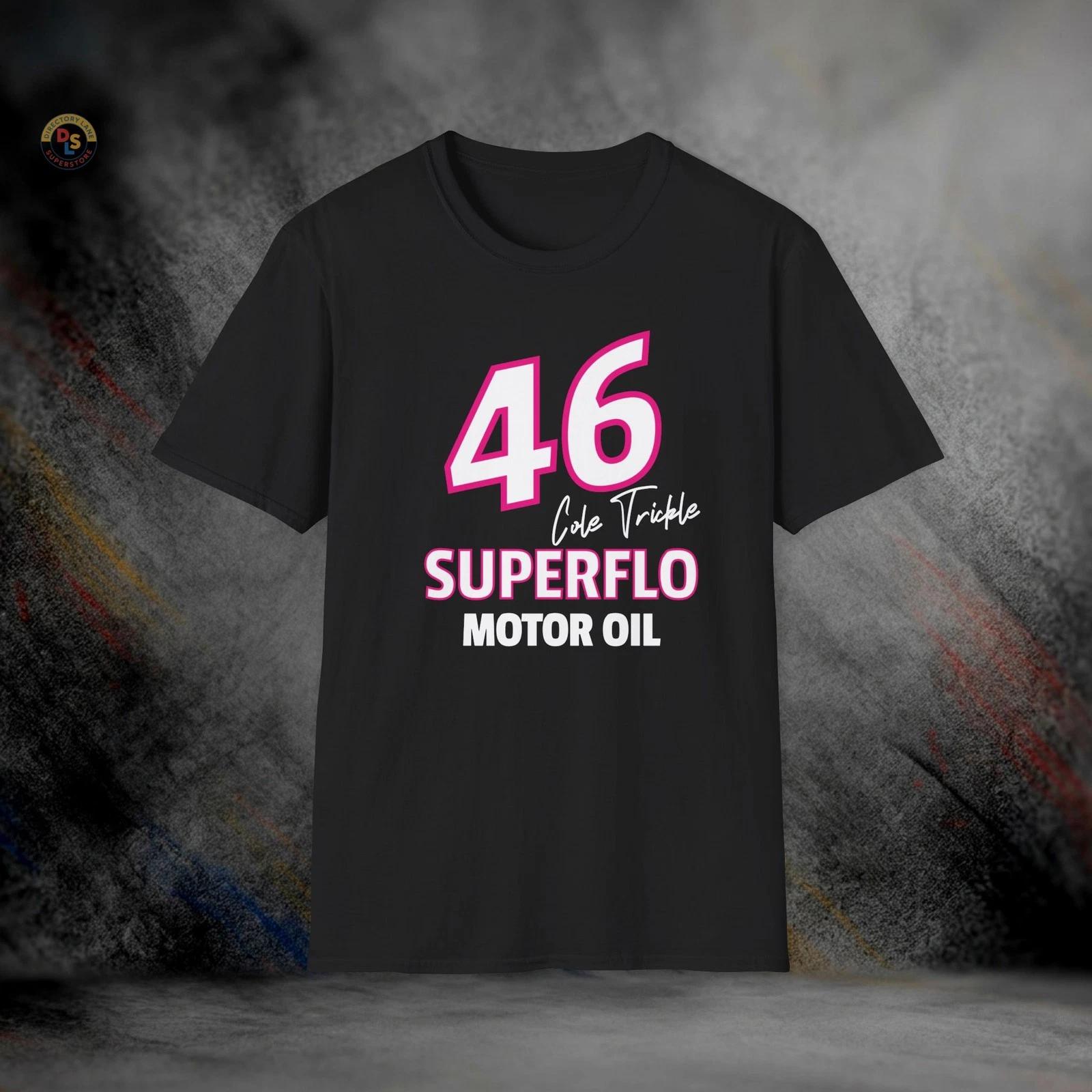 Cole Trickle Superflo Motor Oil Days of Thunder T-Shirt | Softstyle Tee XL