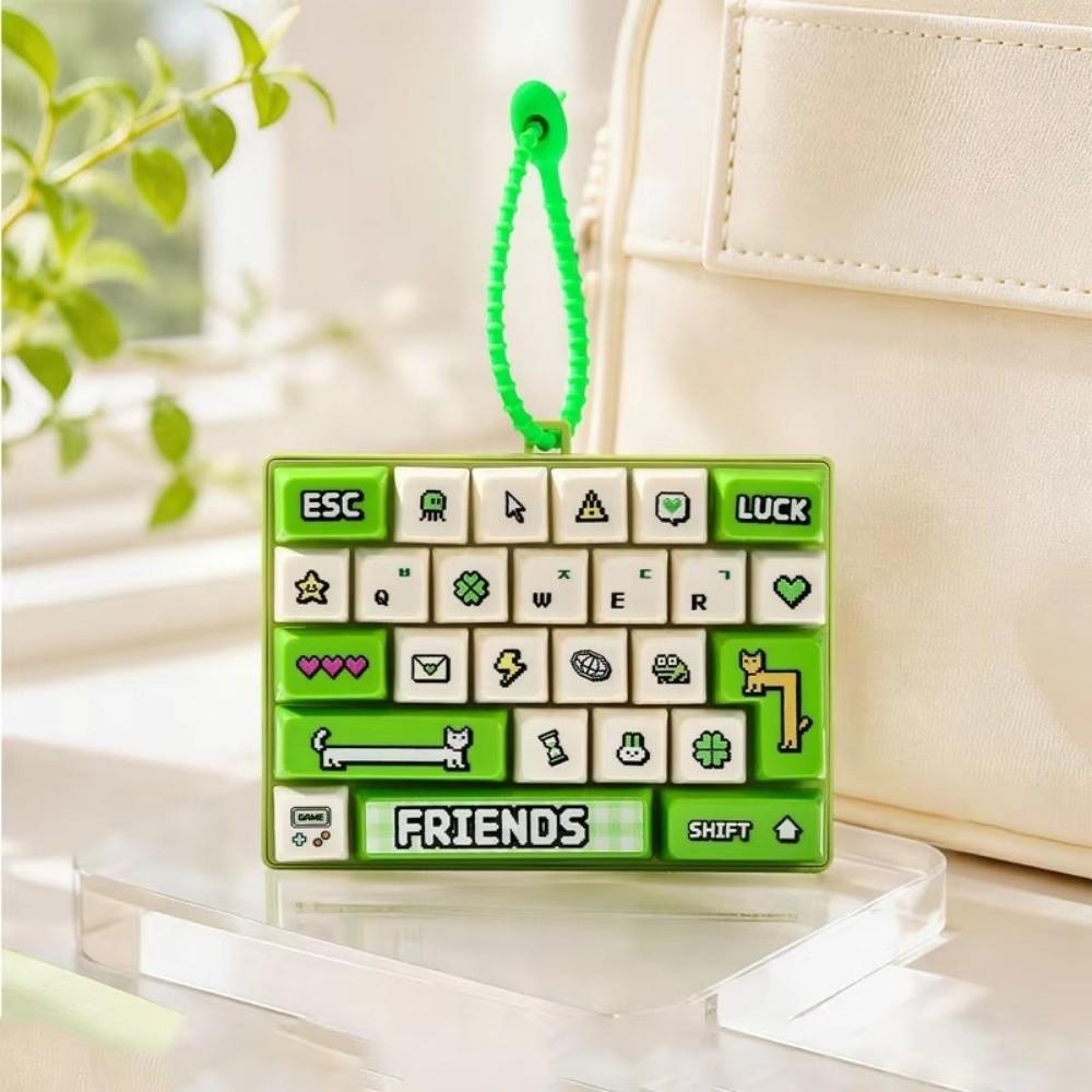 Creative 26 Keys Keyboard Fidget Keychain 26 Keys Keyboard Keychain  Party Favor Gift