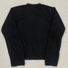 European and American autumn long sleeved minimalist personalized corns decoration design men's and women's round neck T-shirt