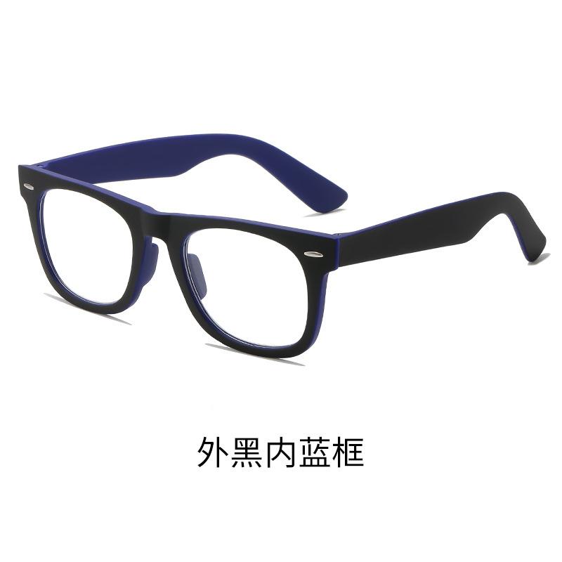Fashion Large Frame Color-Changing Reading Glasses Men'S Anti-Blue High Definition Indoor And Outdoor Reading Glasses Photosensitive Discoloration