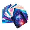 Dwustronny papier origami Gwieździste Niebo do prac plastycznych w przedszkolu