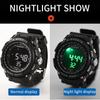 UTHAI CE34 sports digital men's watch electronic clock watch 50 meter waterproof watchs night light stopwatch clock gift
