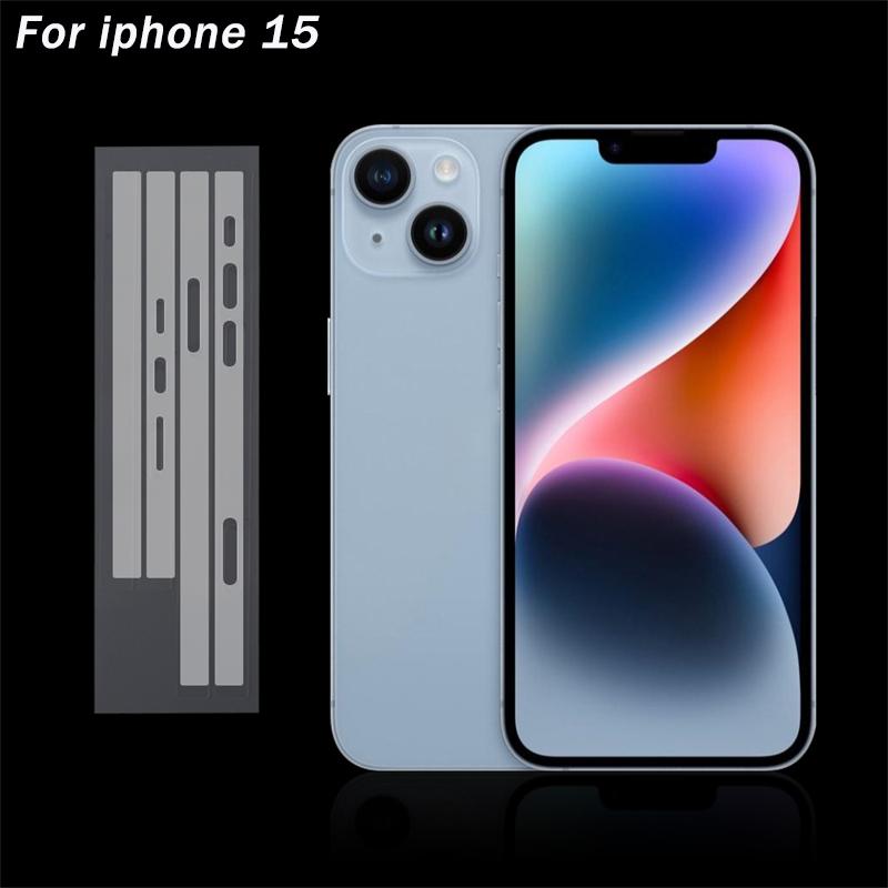 1-3Set Side Hydrogel Film For iPhone 16 15Pro Max 16Plus 14Plus 14 13Pro Max HD Clear Anti Scratch Border Frame Screen Protector