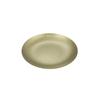 Gold Vintage Stainless Steel Round Plate Outdoor Camping Western Food Tray French Fries Dessert Restaurant Bone Dish Tableware