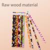 Halloween Pencils With Eraser Assortment Halloween Themed Pencil Skeleton Spider Wooden Pencils For Halloween Party Supplies, 12