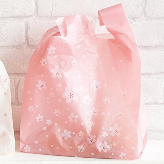 HEADZ Shopping 30 X 55 X Sakura Japanese 100 with Hook Perfect for School Entrance and Bags, 15cm, Large, Pink, Pattern, Bags, Hole, Tourism,