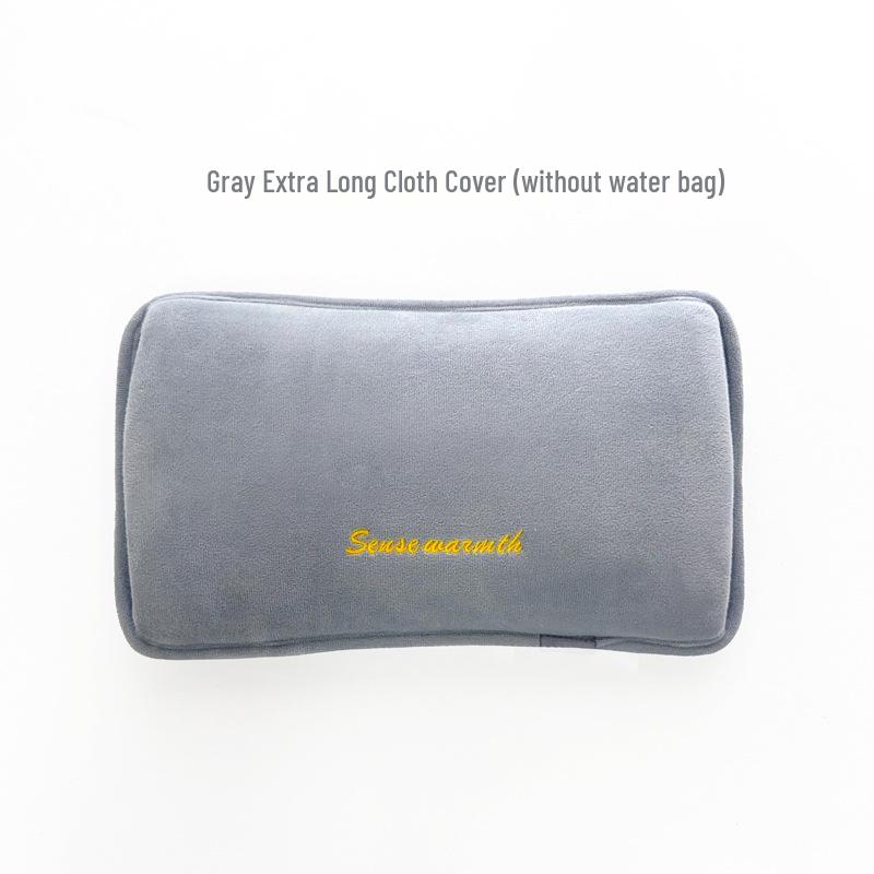 Rechargeable Electric Hand Warmer & Plush Hot Water Bag - Explosion-Proof, Digital Display for Winter Warmth