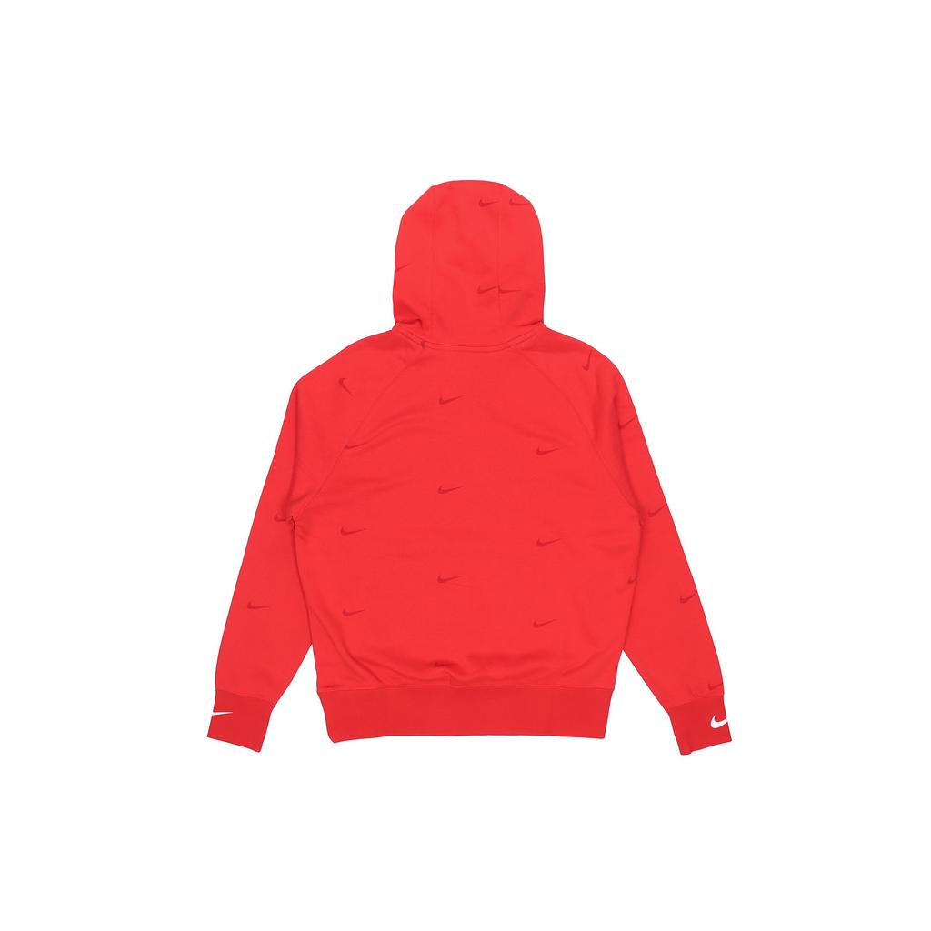 Nike Sporty Casual Hooded Fleece Sweatshirt Men Tops Red DA0111-657