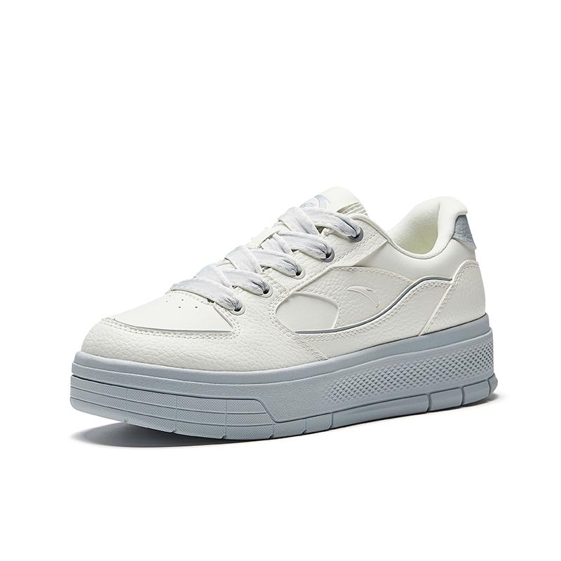 Anta Light Breeze Classic Versatile Comfortable Non-Slip Durable Low-Top Skate Shoes Women sneaker White 922538065-4