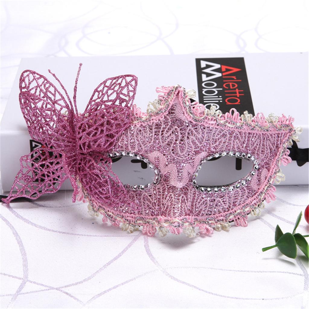 2026 NEW Side Butterfly Masquerade Mask New Fashion Half Face Eye Mask Party Makeup Ball Venetian Party Mardi Gras Mask