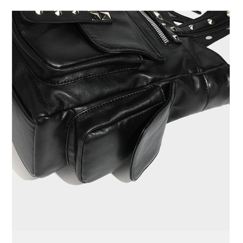 Ladies' Punk Style Tote Bag Y2K Cool Rivet Personalized Large Capacity Fashion Bag New Single Shoulder Crossbody Bag