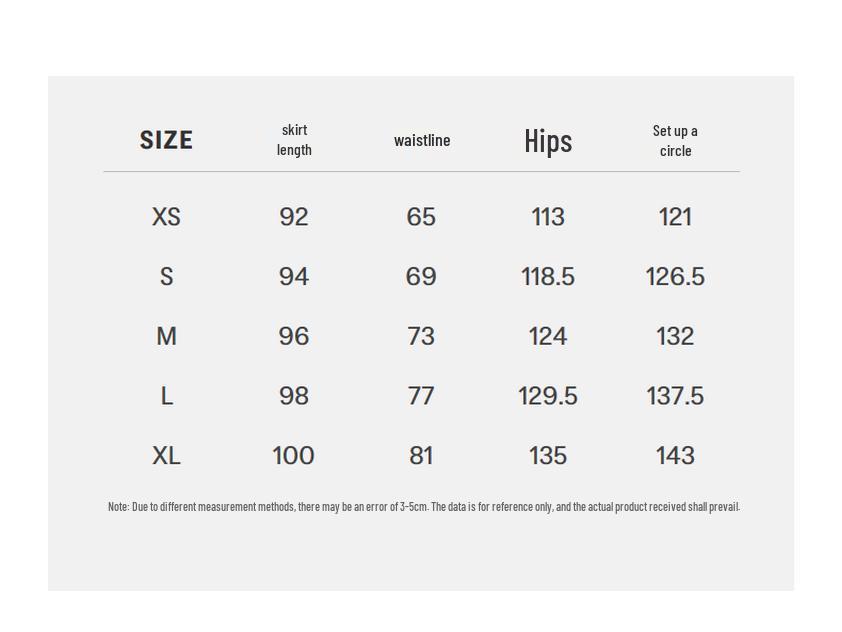 Less 2024 Fall H-Line Long Skirt