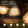 Solar Dandelion Lamp - Waterproof Outdoor Landscape Light with Ground Plug