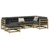 VidaXL Garden Lounge Set 6 Pcs with Cushions Impregnated Pine Wood 3299526