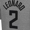 Nike X NBA Collaboration Logo Round Neck Letter Print Short Sleeve T-Shirt Men Tops Gray 00038209XLP3