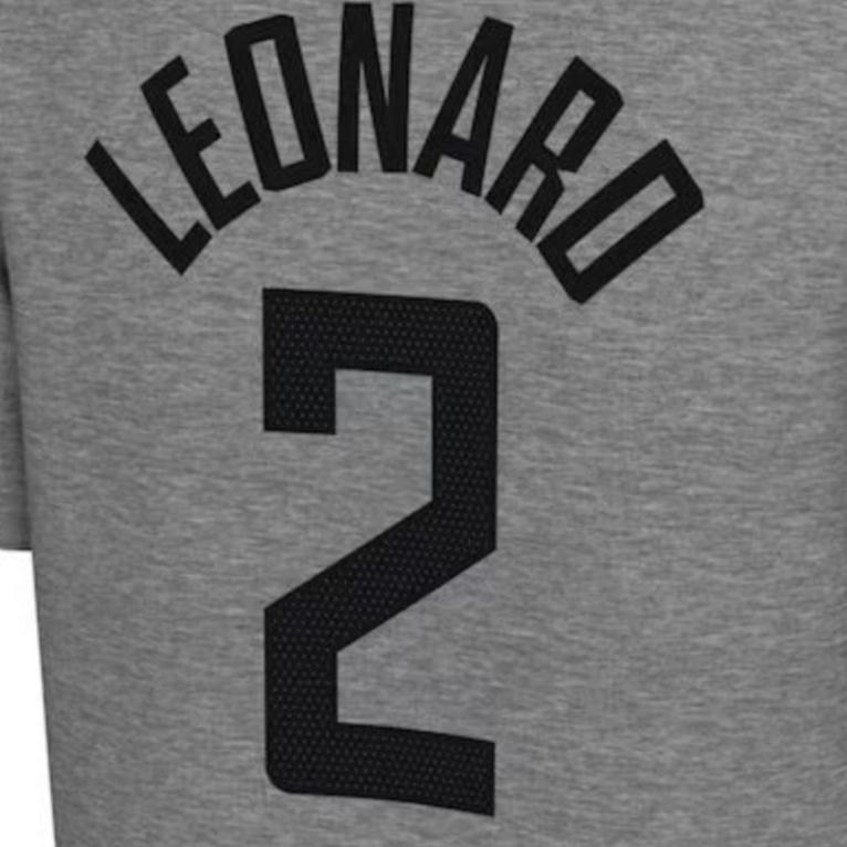 Nike X NBA Collaboration Logo Round Neck Letter Print Short Sleeve T-Shirt Men Tops Gray 00038209XLP3