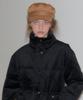 SALON DE YOHN Suede Button Hat_ Camel