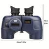10x50 Ocean Binoculars For Adults, Binoculars With Rangefinder Compass, BAK4 Prism, FMC Lens, Rangefinder Binoculars