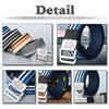 [White Fang] Canvas Belt, Striped, Casual, Stylish, Pop, Men's & Women's BT823 (Khaki Stripe)