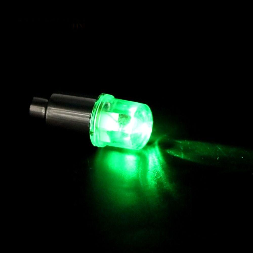 LED Tire Valve Stem Cap Lights, Neon Spoke Flash Light Bulb Tire Valve Lights, Waterproof Wheel Tyre Valve Dust Cap