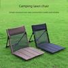 2026 New Simple Beach Chair Outdoor Camping Backrest Cushion Portable Lawn Chair Multifunctional Foldable Durable Leisure Chair