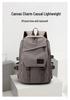 Casual Large Capacity Canvas Backpack for Women & Men - Travel, Work & Laptop Double Shoulder Bag