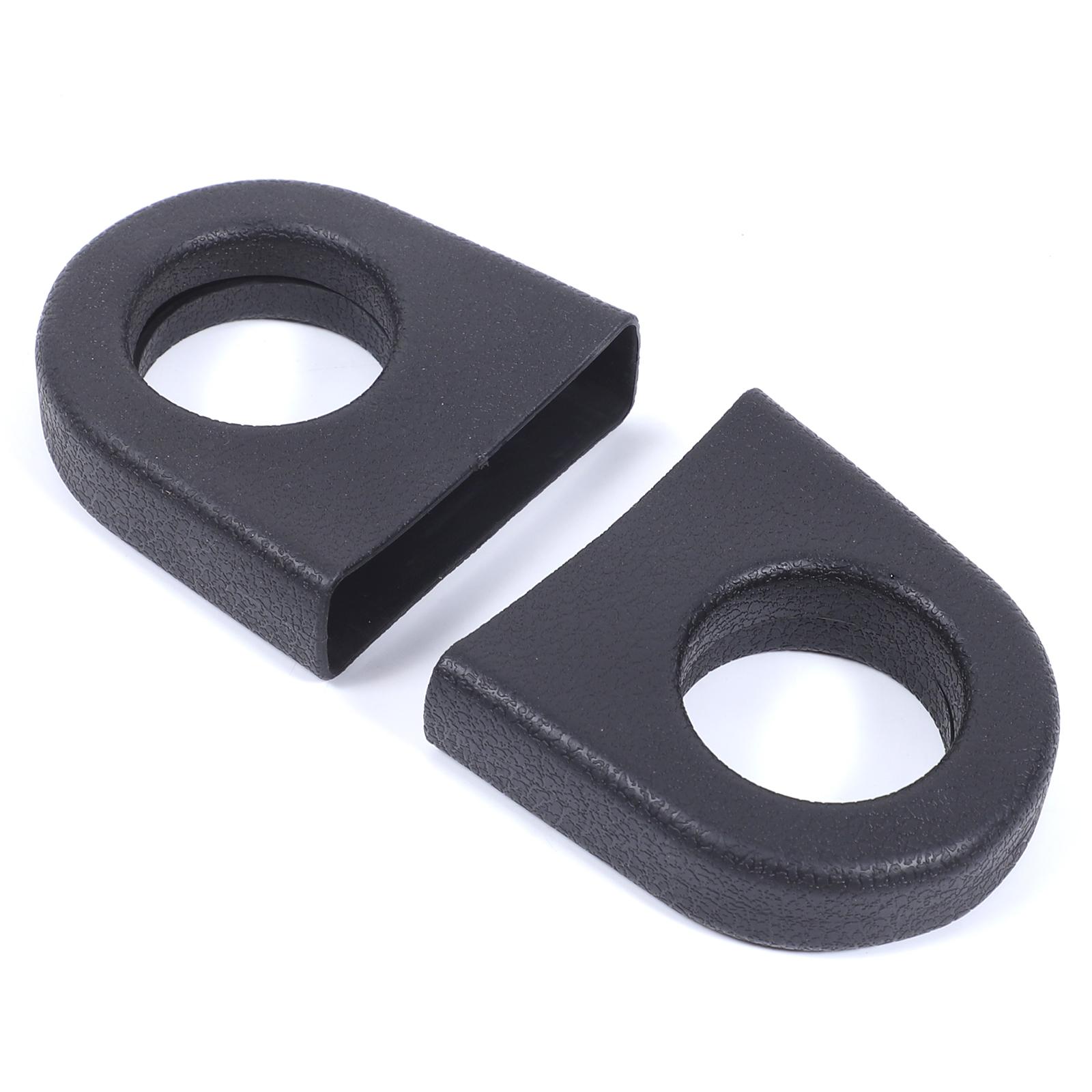 

2PCS Rubber Car Rear Trailer Tow Hook Ring Protective Cover For Land Rover Defender 90 110 130 2020-2025 Exterior Accessories чорний