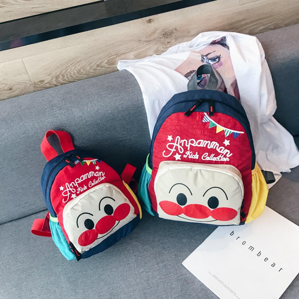 Kids Backpack Cute Cartoon Clown Pattern Breathable Heat Dissipation Large Storage Space Student Sch