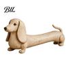 Decorative Ornaments for Windowsill Vintage Dachshund Dog Figurine, Wiener Statue, Rustic Animal Tabletop Figures Office Desk Decor Ornament,