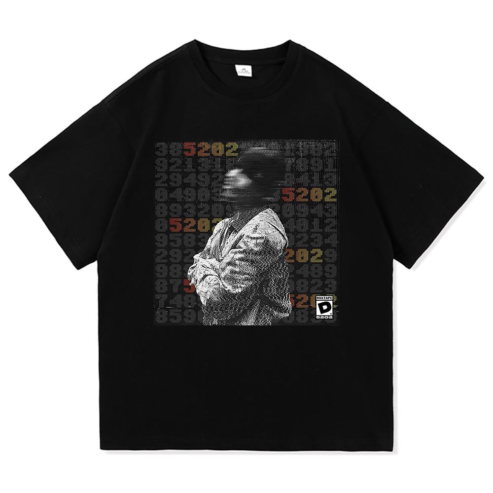 Duki 5202 MIXTAPE T Shirt 2025 New Album Retro Fashion Men/women Clothing Vintage Harajuku High Quality Clothes Cotton Tshirts