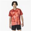 Table Tennis Game Short JTTA Soleil 2XL Shirt, Sleeve, V-Neck, Unisex, Moisture-Wicking, Quick-Drying, Certified, 82JAA001, Orange,