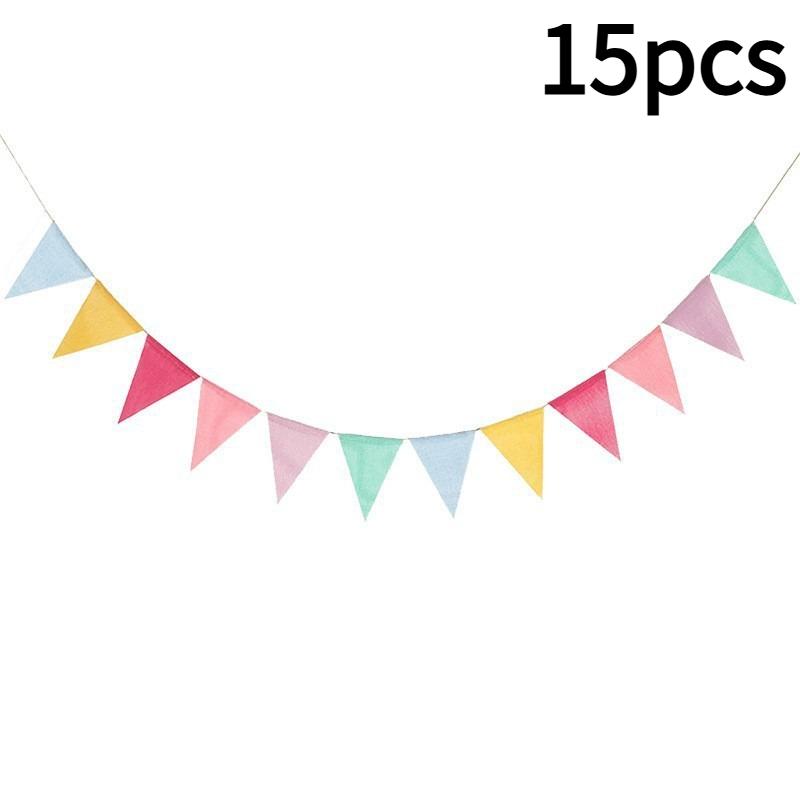 

15pcs Colorful Pennant Flags for Festive Celebrations and Home Decor,suitable for New Year s parties, Valentine s Day parties