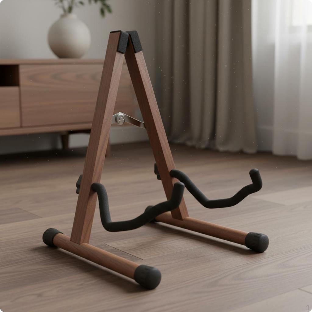 Supporto per Chitarra a V in Legno Universale Stabile Supporto per Strumento Musicale
