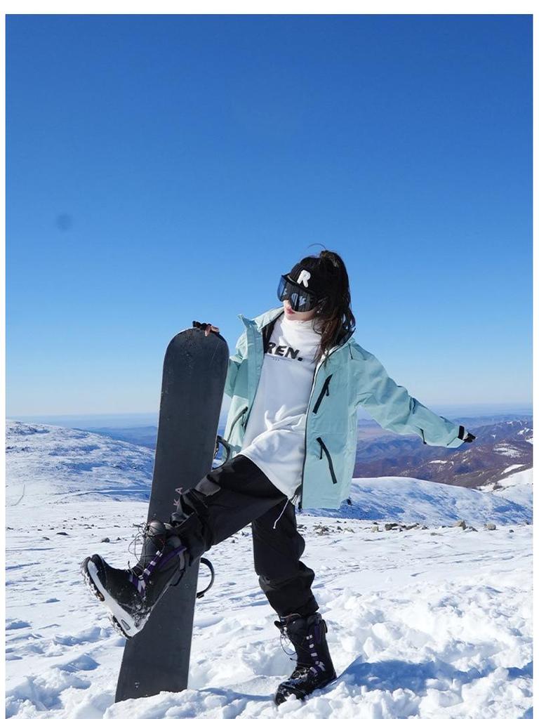 Wasserdichter Ski-Anzug Unisex 2025: Dicke Snowboardjacke mit Kälteschutz für Herren