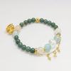Star Chain Jade Multi-Gem Christmas Commemorative Bracelet: Fashionable Layered Chinese Style Gift.