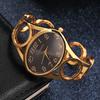 Fashion Bracelet Women Watch Gold Simple Ladies Wristwatch Steel Quartz Female Clock Hollow Band Watches Gift New reloj mujer