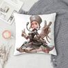 Gachiakuta Doublesided Printed Square Pillow Cover Decorative Cushion Cover for Sofa Bedroom Bedside