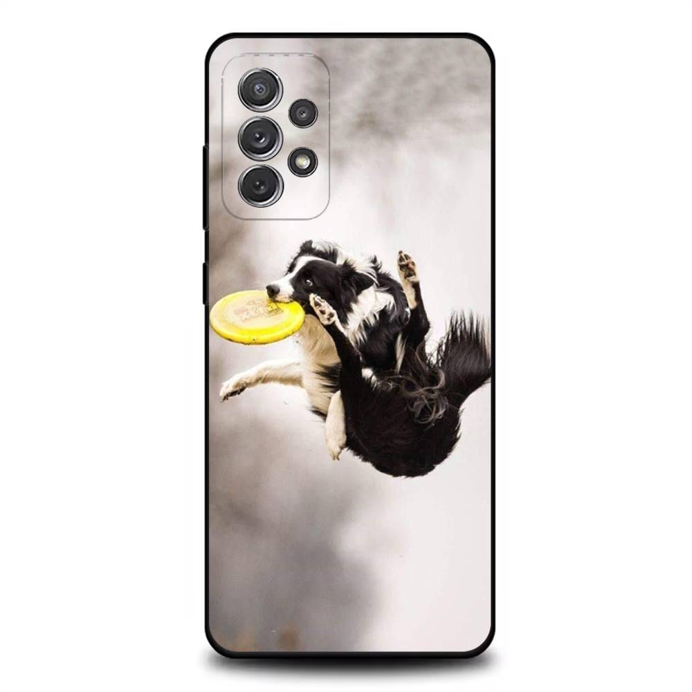 Border Collie Dog Phone Case For Samsung S25,S24,S21,S22,S23,S30,Ultra,S20,Plus,Fe,Lite,Note,10,9,5G Black Cover