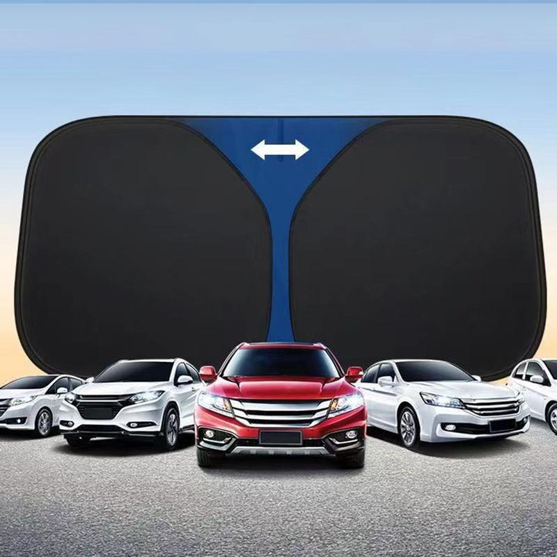 1x Car Windshield Correct Connector Glass UV Block Sun Visor Shield Direct tallation Foldable Cover Brand New