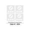 Car Logo Sticker Crystal Auto Stickers Fuel Tank Decor Accessories For BMW Performance X1 M3 M6 F01 F02 E34 E36 E60 F10 F20 X6 PI1