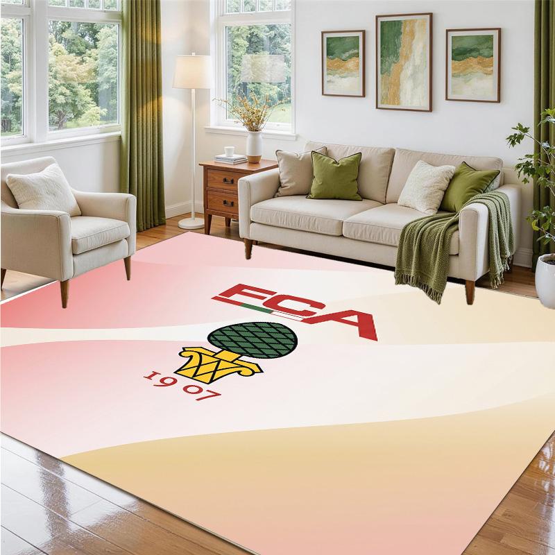FC Augsburg FC Design Crystal Velvet Rug Soft Decorative Mat for Bedroom Entrance