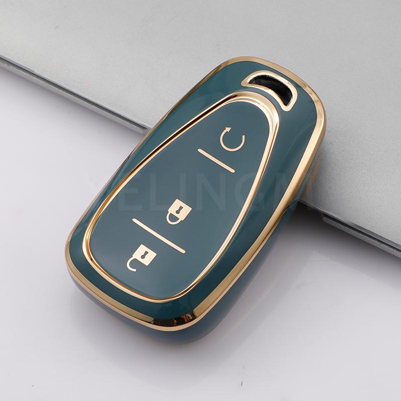 New TPU Car Key Case Key Cover For CHEVROLET Cruze Spark Camaro Volt Bolt Trax Malibu Captiva Equinox Trax Tracker AVEO Lova