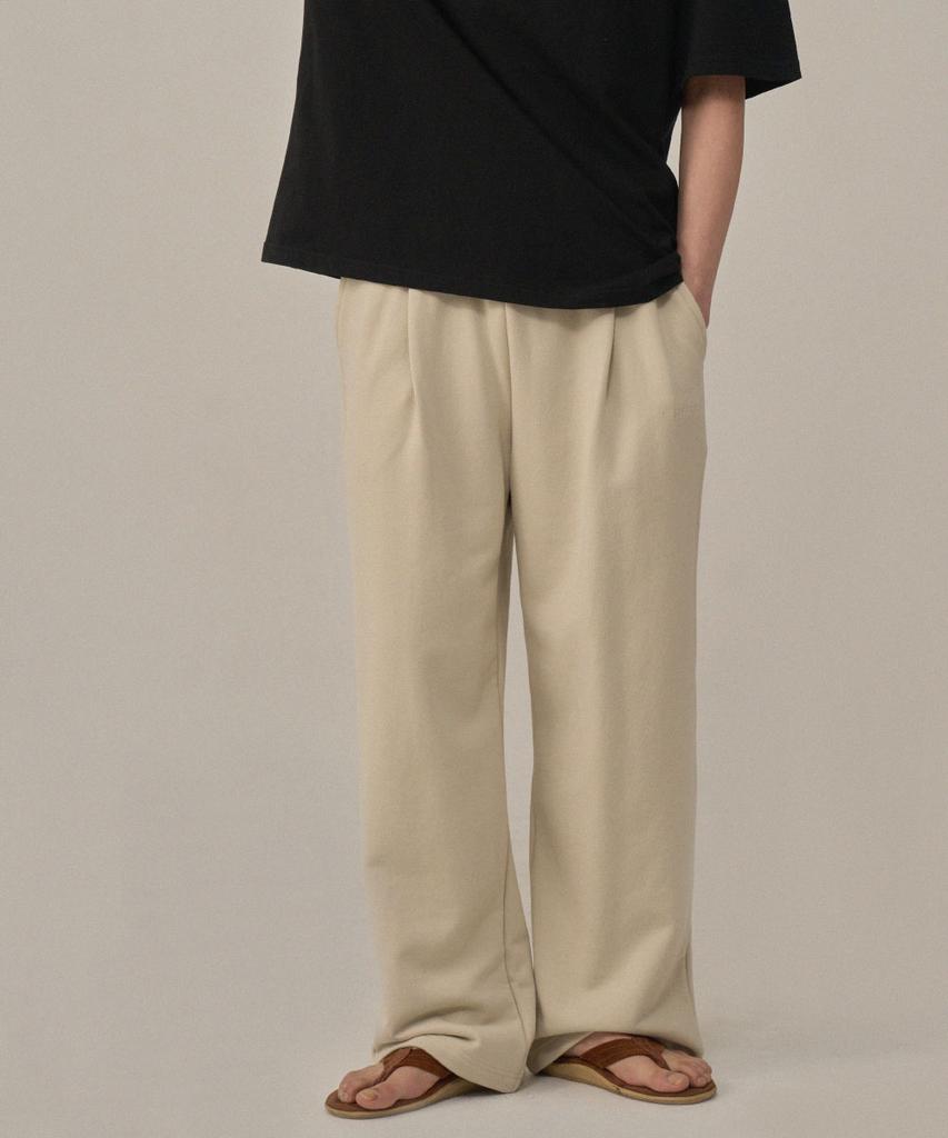 BONATSPALETTE Bp One-Pleat Wide Sweatpants_5 Colors